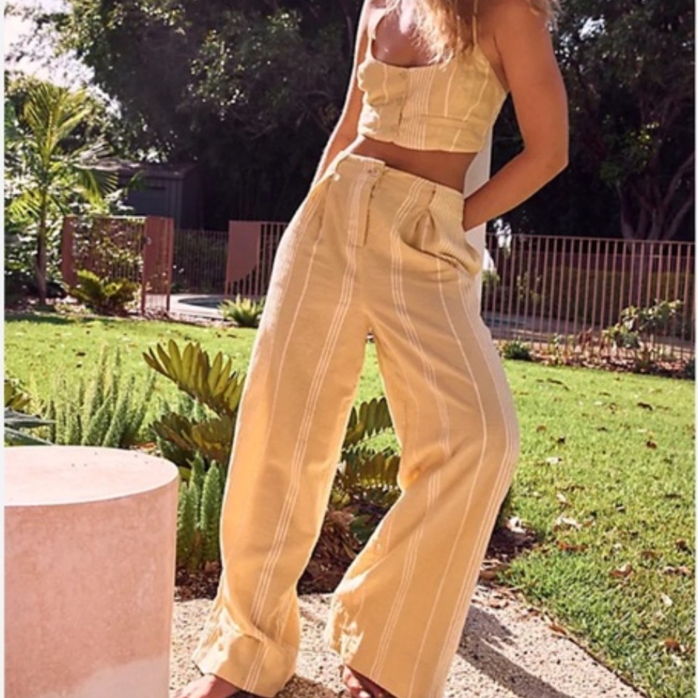 Free people casual Friday set in pampas combo size large